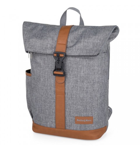 Petite&Mars Jackob - Plecak do wózka, uniwersalna | Ultimate Grey